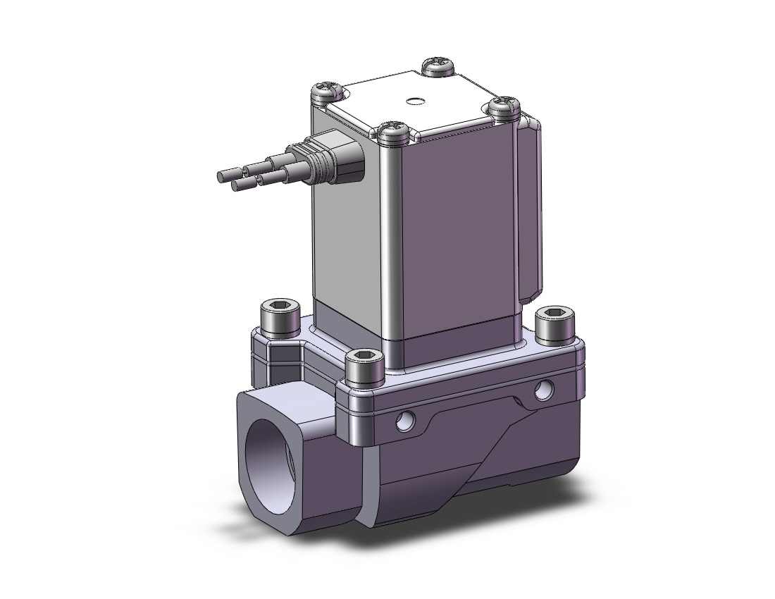 SMC VXZ240GAB valve, for air, size 4 n.c. ss, VXD/VXZ 2-WAY MEDIA VALVE