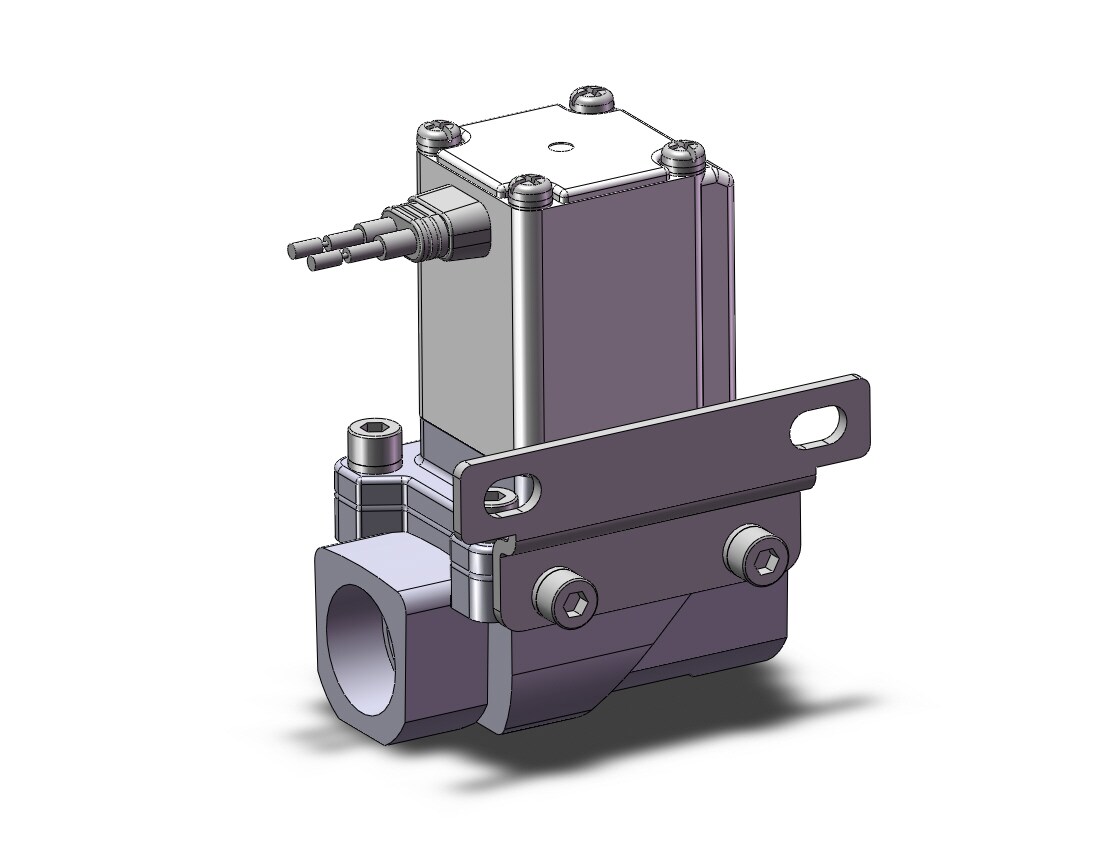 SMC VXZ240GALXB Pilot Op 2 Port Solenoid Valve, (n.c.), 2 PO