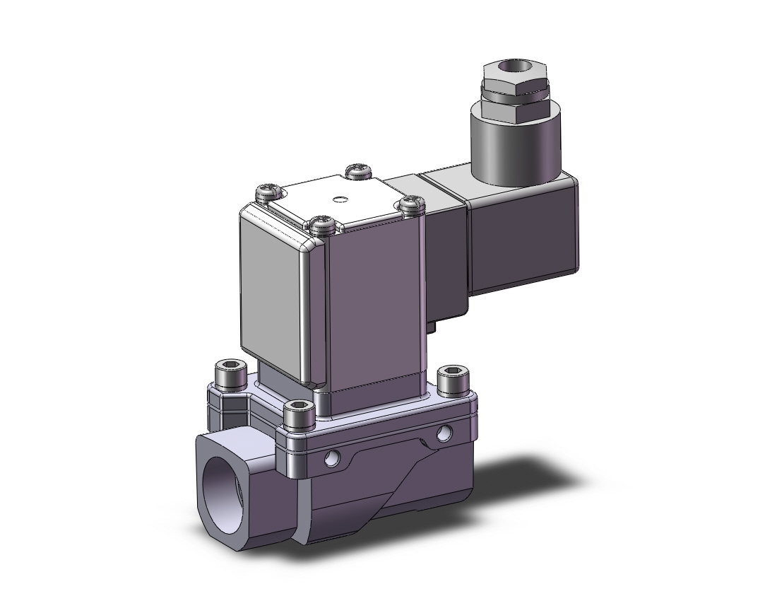 SMC VXZ240GGEXCB pilot op 2 port solenoid valve, (n.c.), 2 PORT VALVE