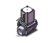 SMC VXZ242GCB valve, water,, VXD/VXZ 2-WAY MEDIA VALVE