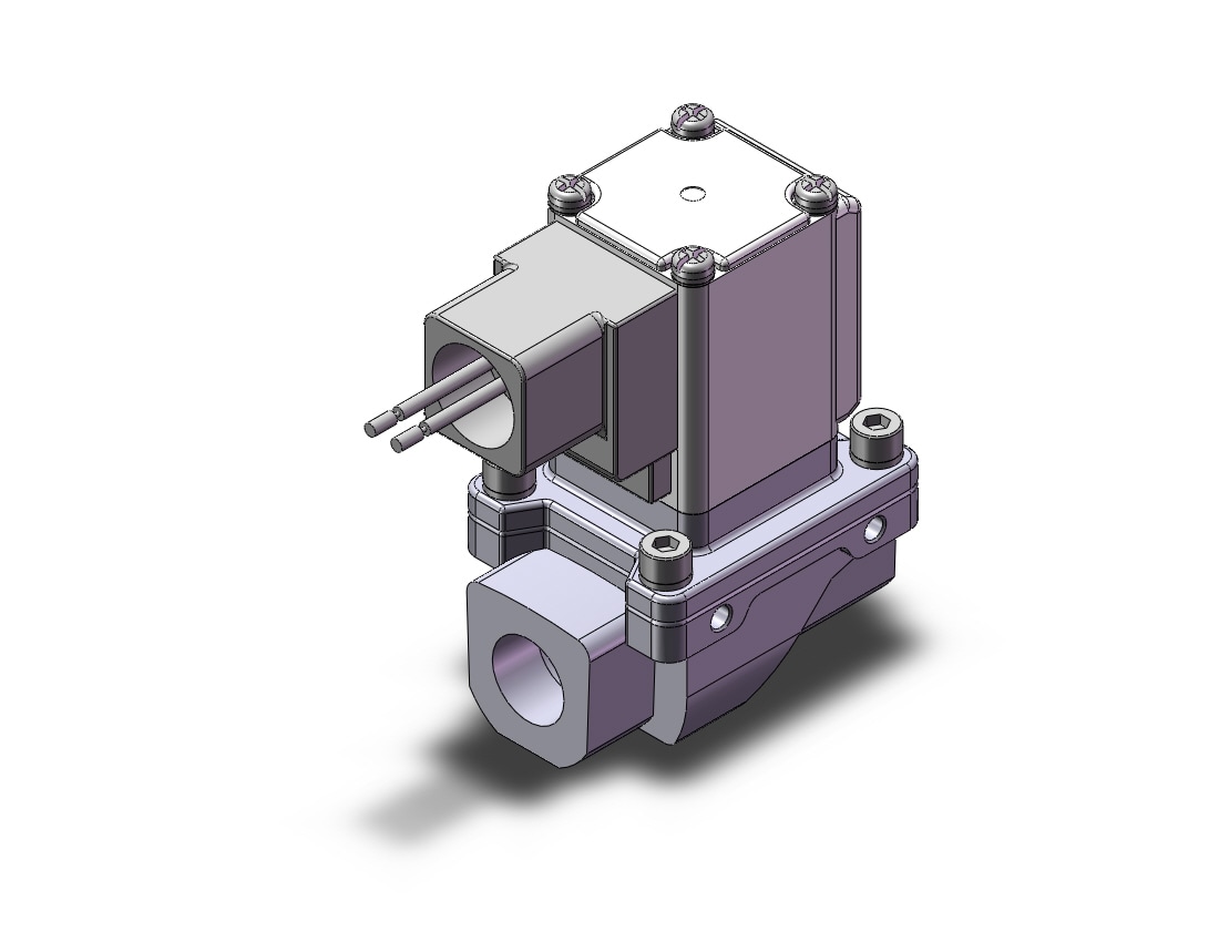 SMC VXZ242GU pilot op 2 port solenoid valve, (n.c.), 2 PORT VALVE