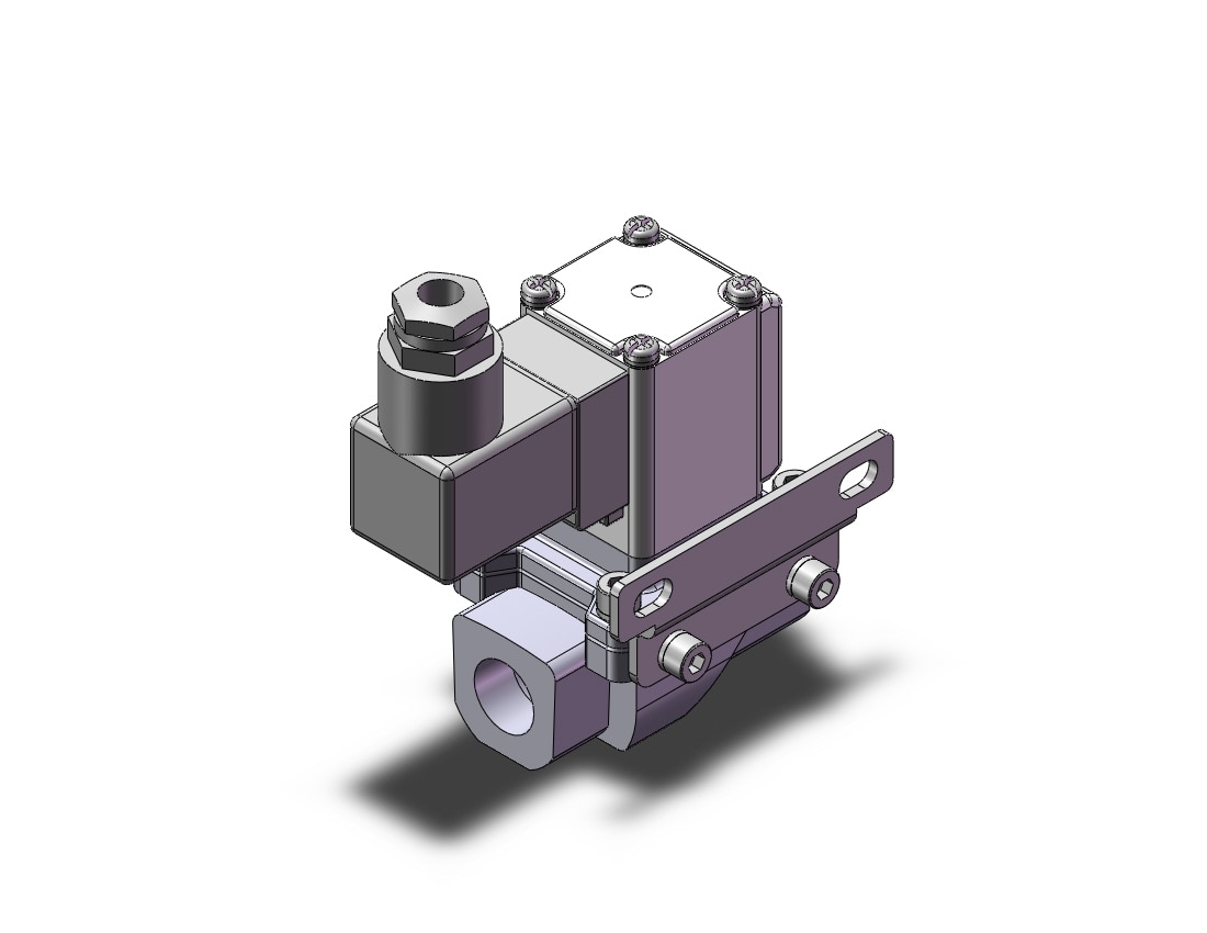 SMC VXZ243GGXB valve,for oil,size 4,nc,ss, VXD/VXZ 2-WAY MEDIA VALVE