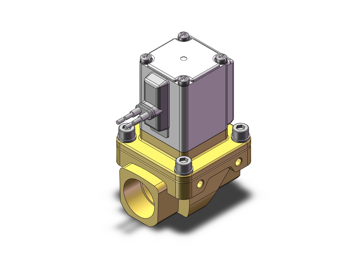 SMC VXZ252HBB pilot op 2 port solenoid valve, (n.c.), 2 PORT VALVE