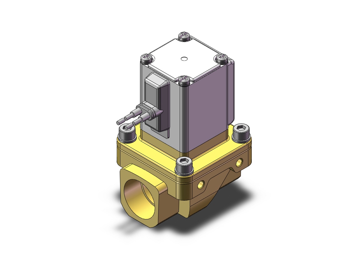 SMC VXZ252HEB pilot op 2 port solenoid valve, (n.c.), 2 PORT VALVE