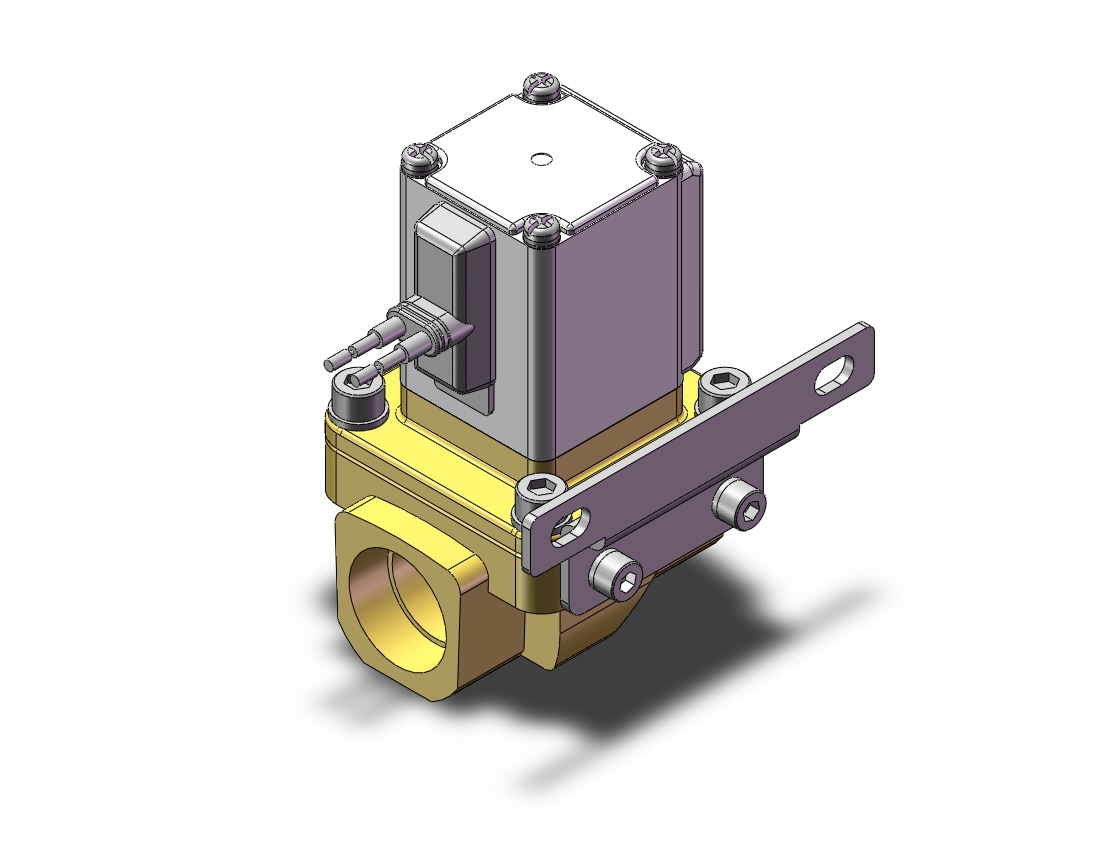 SMC VXZ252HFXB pilot op 2 port solenoid valve, (n.c.), 2 PORT VALVE