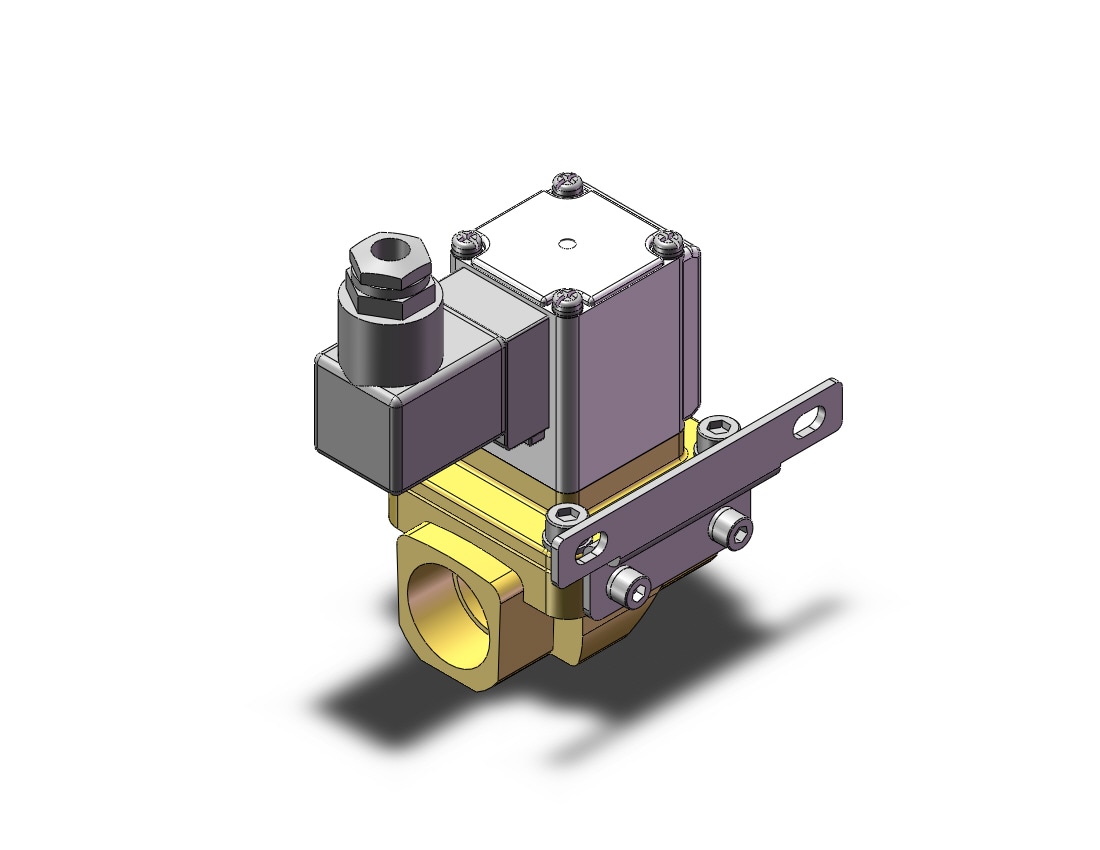 SMC VXZ252HLBXB pilot op 2 port solenoid valve, (n.c.), 2 PORT VALVE