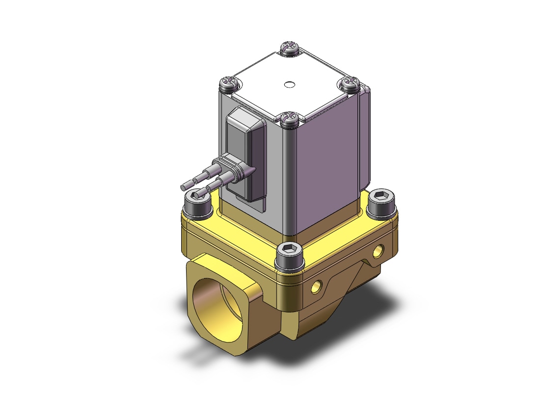 SMC VXZ252HZ1UB pilot op 2 port solenoid valve, (n.c.), 2 PORT VALVE