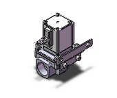 SMC VXZ252JFEXB valve, VXD/VXZ 2-WAY MEDIA VALVE