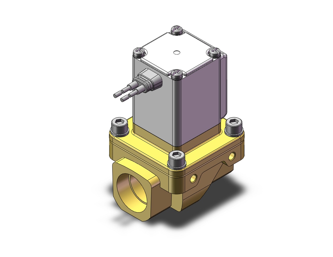 SMC VXZ253HA pilot op 2 port solenoid valve, (n.c.), 2 PORT VALVE