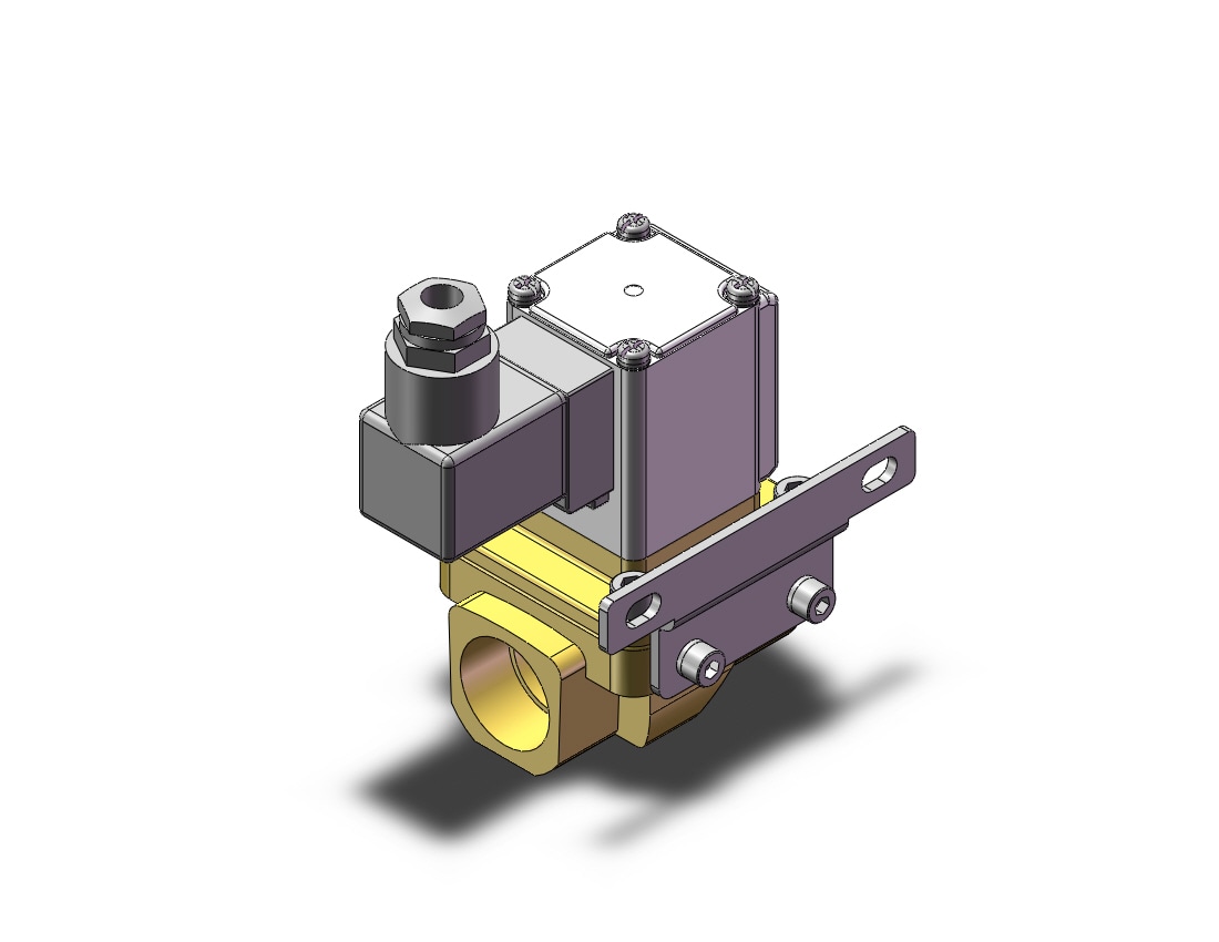 SMC VXZ255HGBXB pilot op 2 port solenoid valve, (n.c.), 2 PORT VALVE