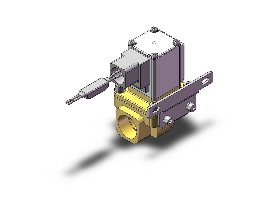 SMC VXZ255HUBXB pilot op 2 port solenoid valve, (n.c.), 2 PORT VALVE