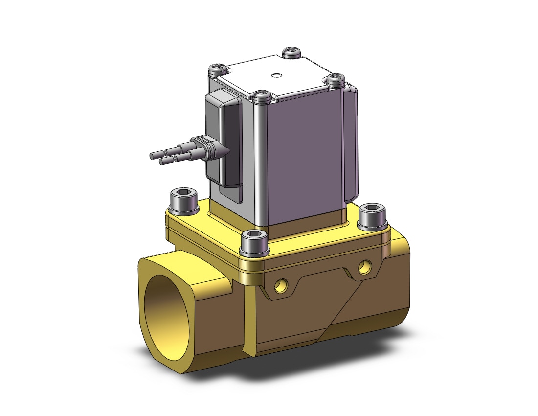 SMC VXZ260KB pilot op 2 port solenoid valve, (n.c.), 2 PORT VALVE