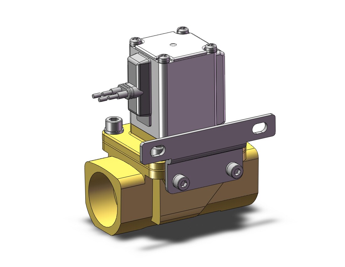 SMC VXZ260KFBXB pilot op 2 port solenoid valve, (n.c.), 2 PORT VALVE