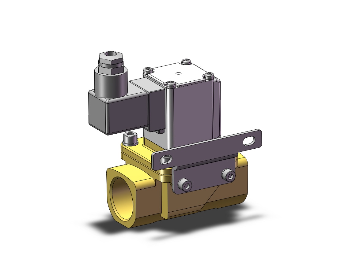 SMC VXZ260KKAXB pilot op 2 port solenoid valve, (n.c.), 2 PORT VALVE