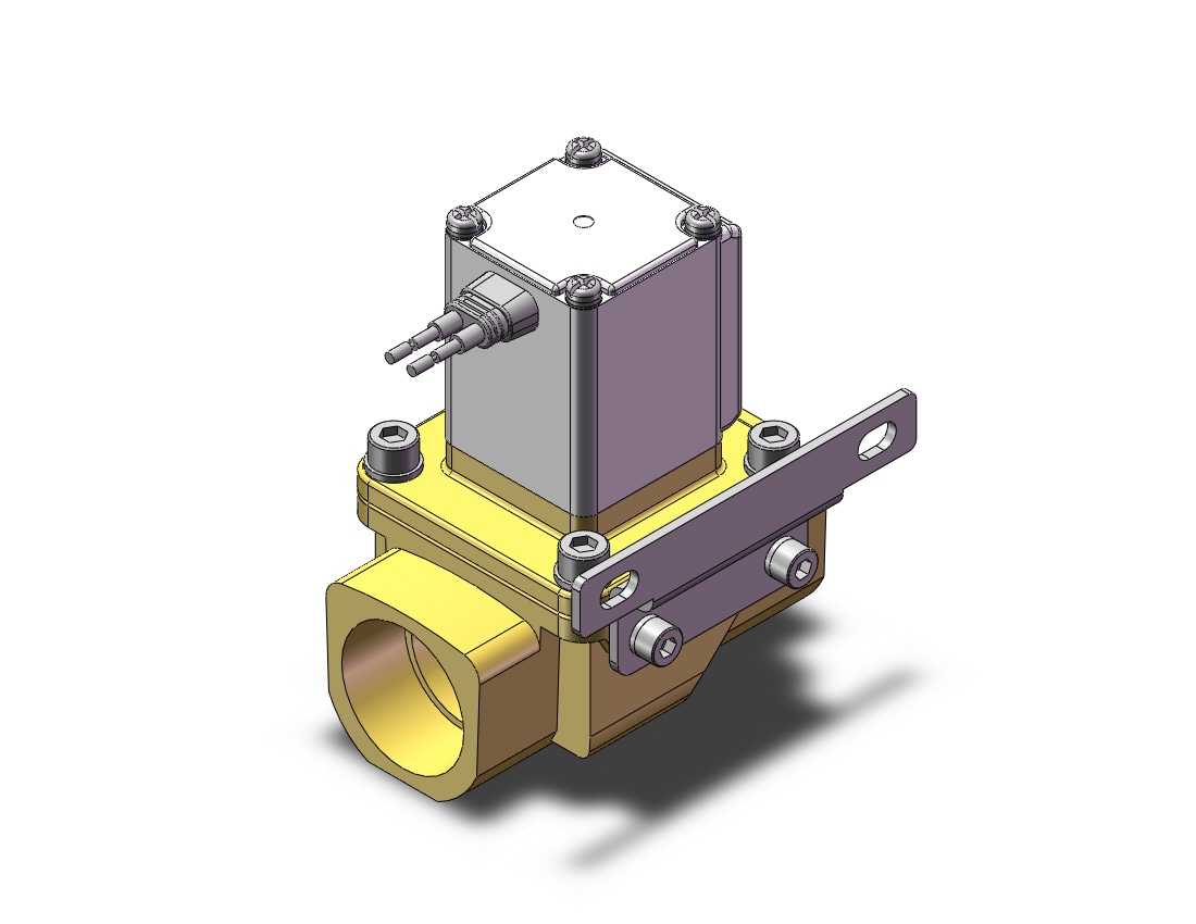 SMC VXZ262KABXB pilot op 2 port solenoid valve, (n.c.), 2 PORT VALVE