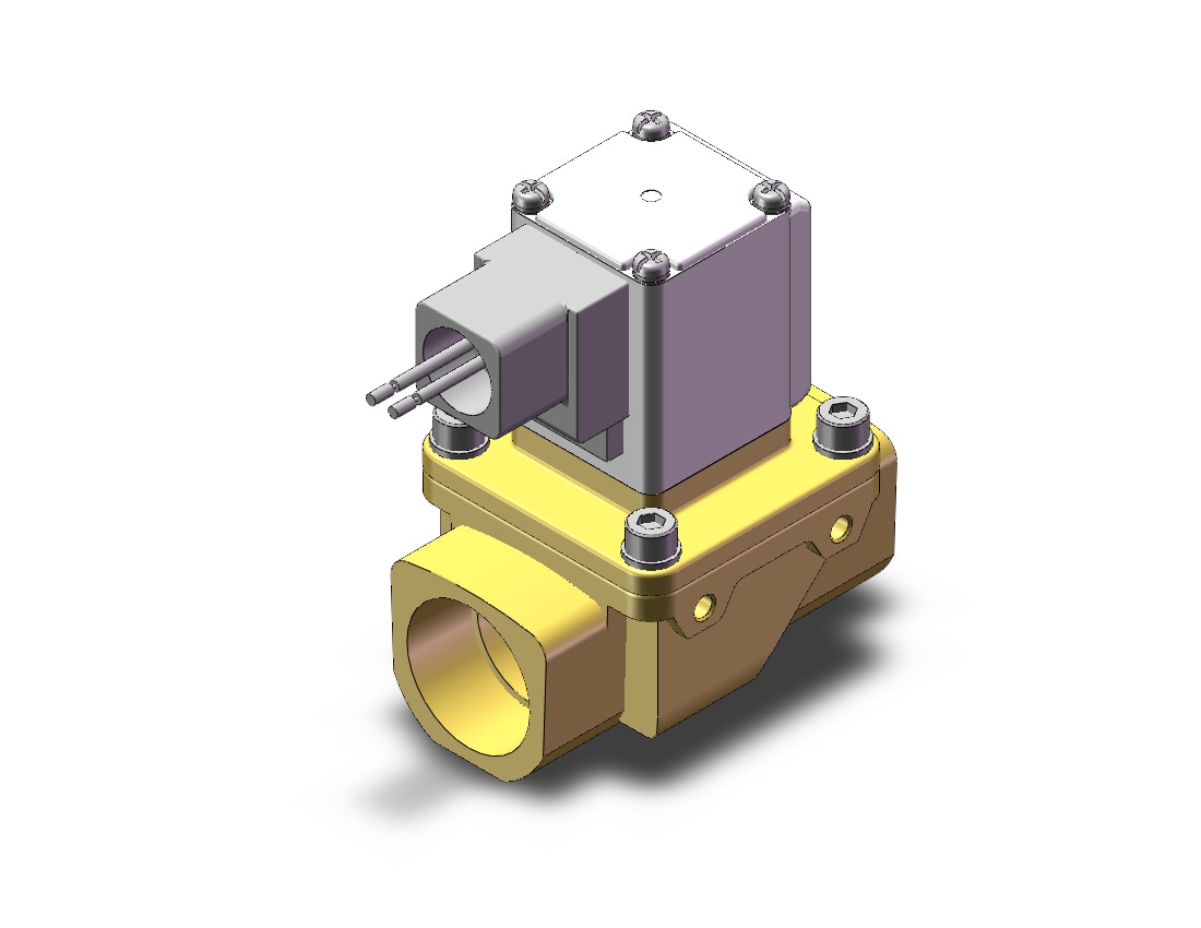 SMC VXZ262KSB valve, water, VXD/VXZ 2-WAY MEDIA VALVE