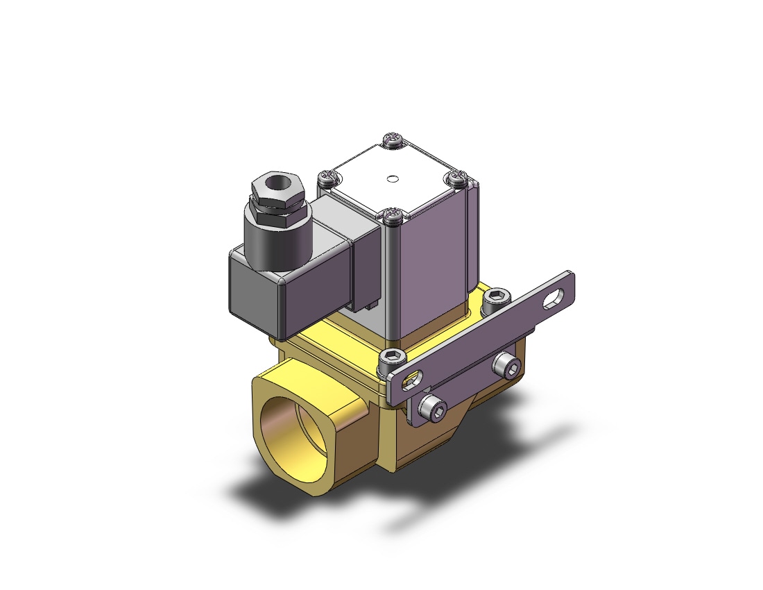 SMC VXZ262KZ2CBXB pilot op 2 port solenoid valve, (n.c.), 2 PORT VALVE