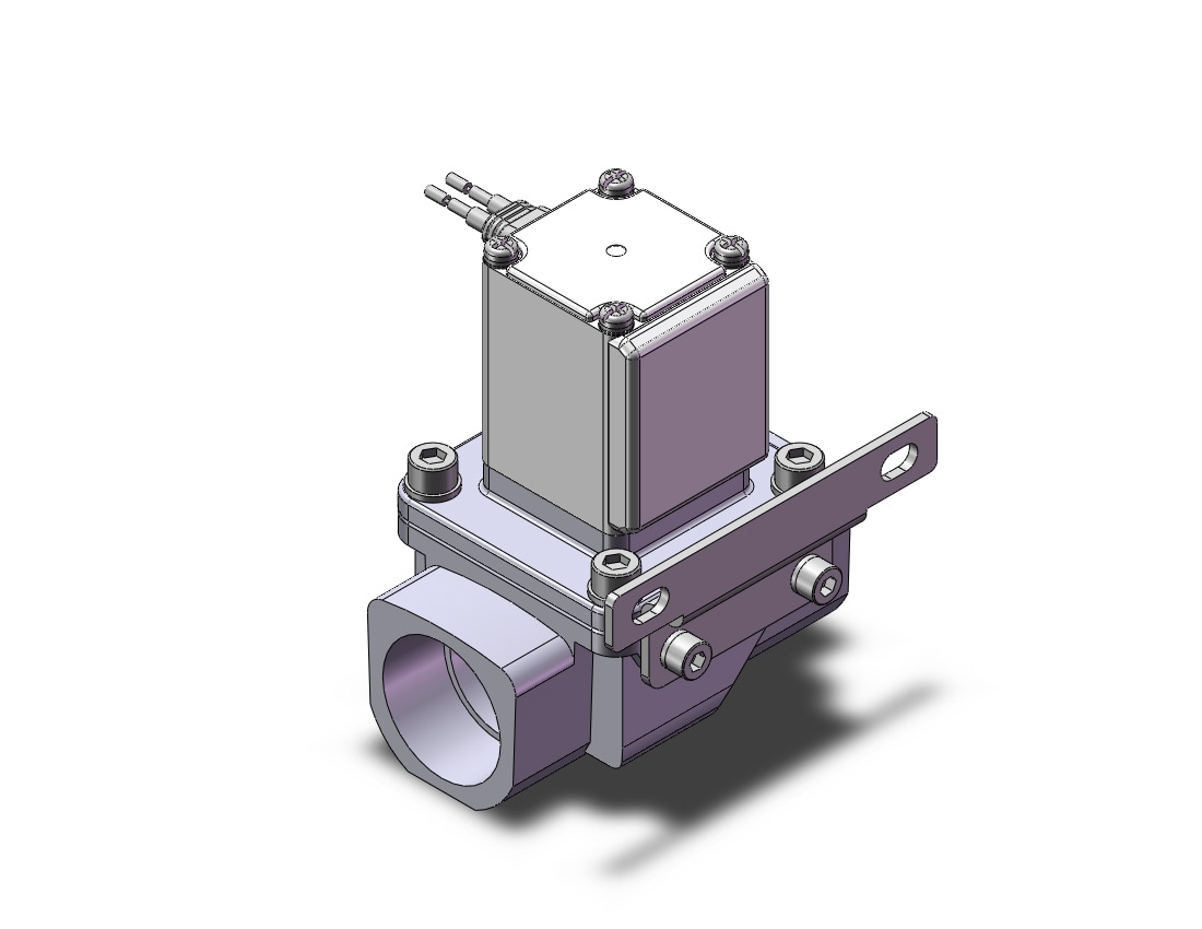 SMC VXZ262LABXBA pilot op 2 port solenoid valve, (n.c.), 2 PORT VALVE