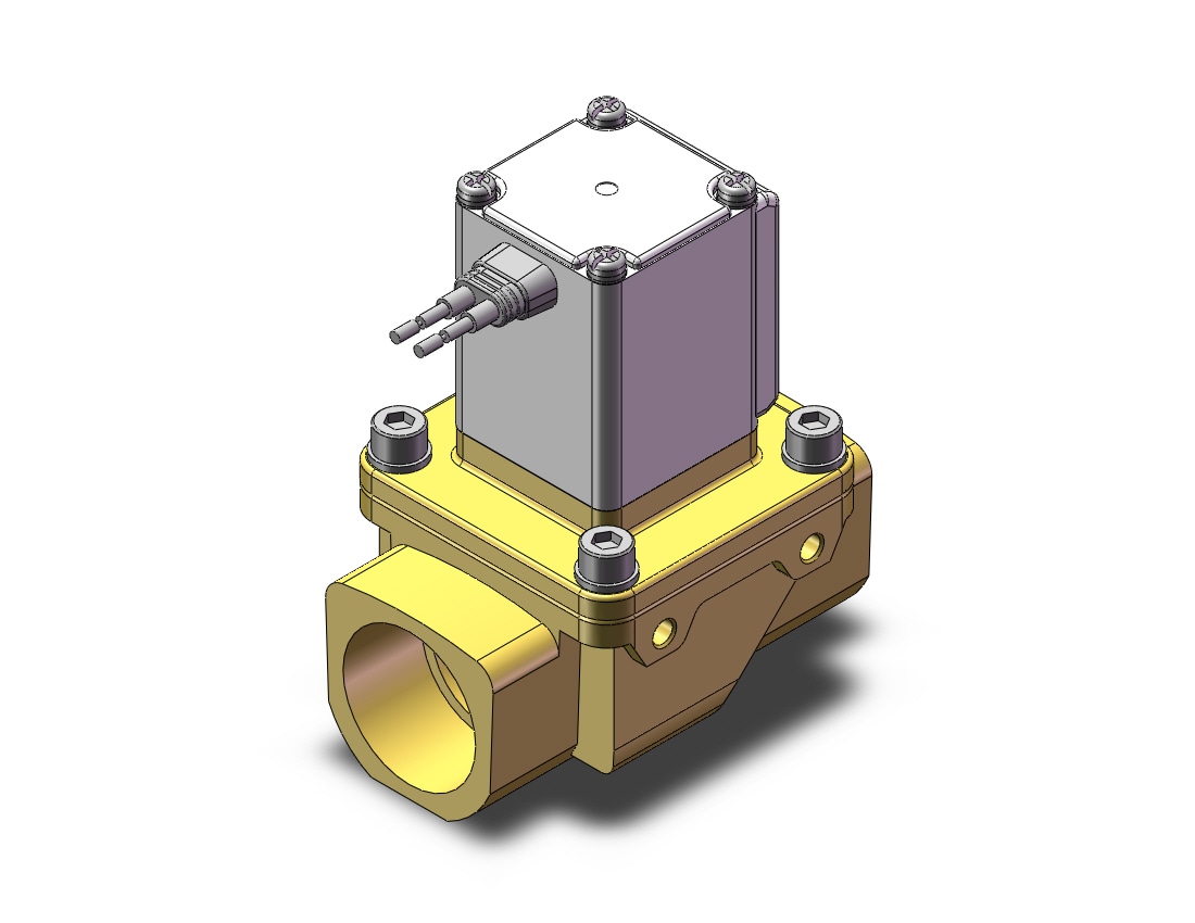 SMC VXZ265KA pilot op 2 port solenoid valve, (n.c.), 2 PORT VALVE