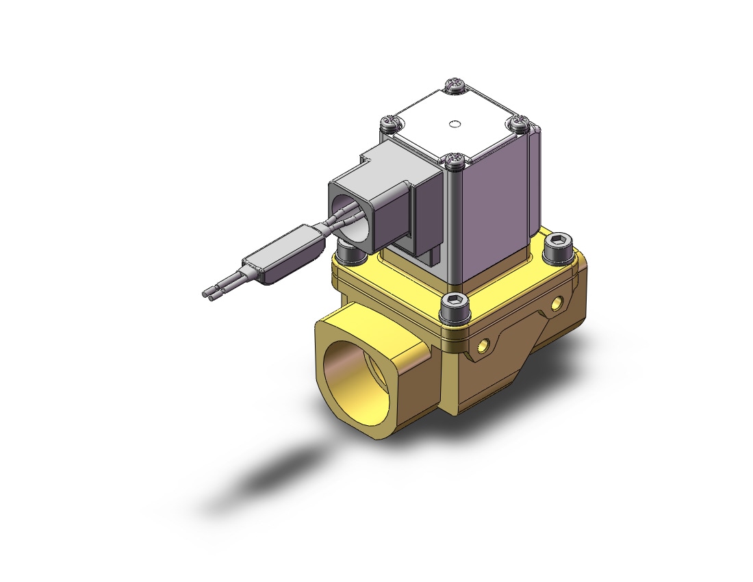 SMC VXZ265KW pilot op 2 port solenoid valve, (n.c.), 2 PORT VALVE