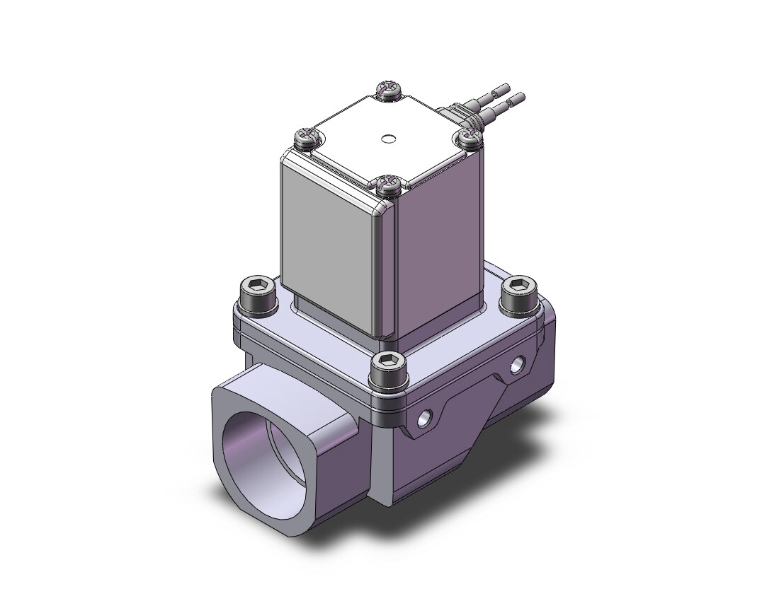 SMC VXZ265LABXCB pilot op 2 port solenoid valve, (n.c.), 2 PORT VALVE