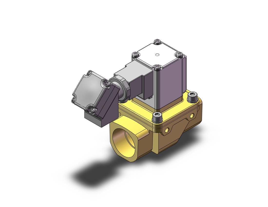 SMC VXZ266KZ1WB pilot op 2 port solenoid valve, (n.c.), 2 PORT VALVE