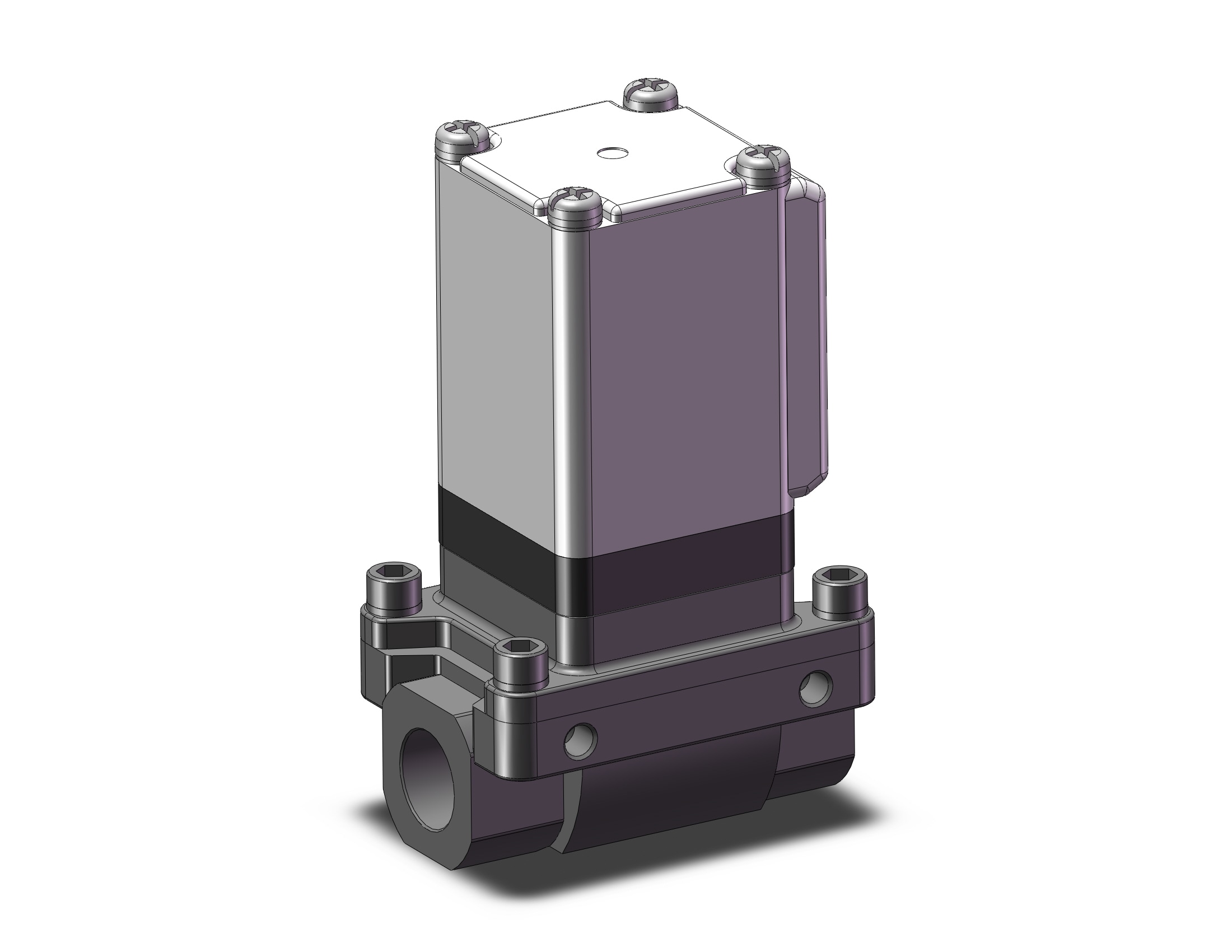 SMC VXZ2A0AZ2A pilot op 2 port solenoid valve, (n.o.), 2 PORT VALVE