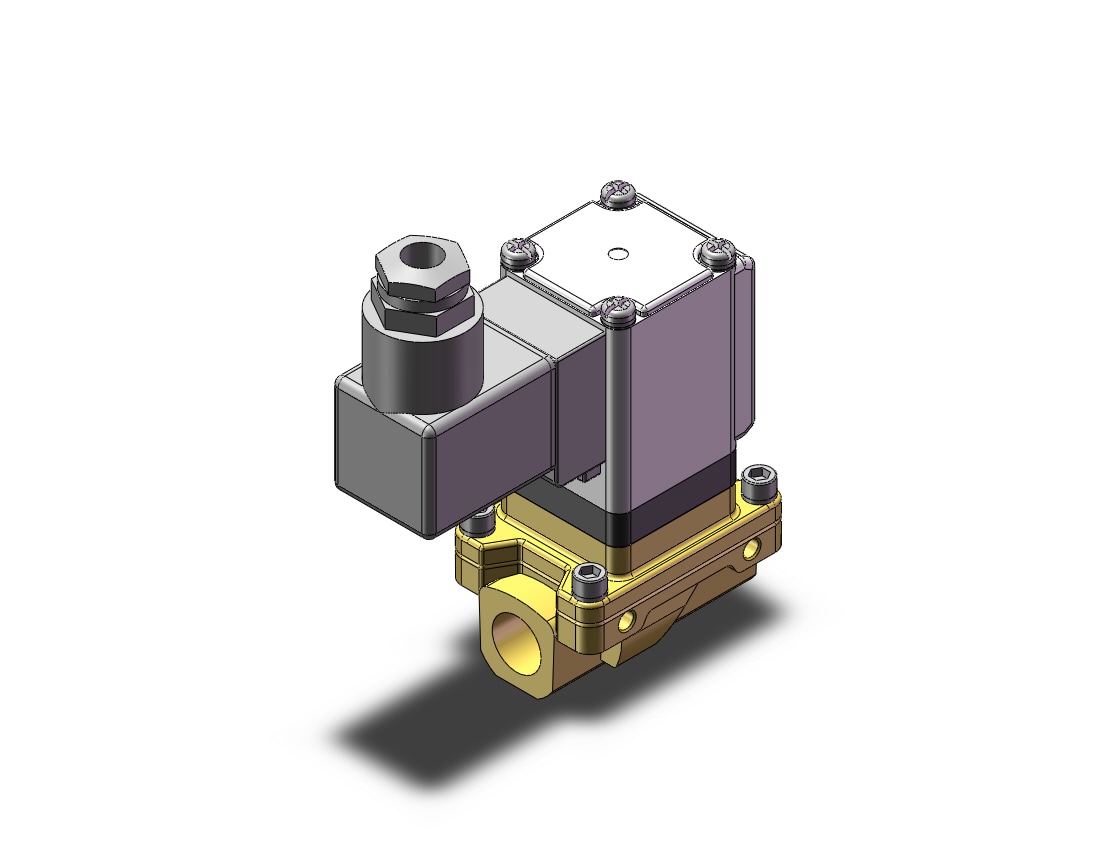 SMC VXZ2A2AZ2CB pilot op 2 port solenoid valve, (n.o.), 2 PORT VALVE