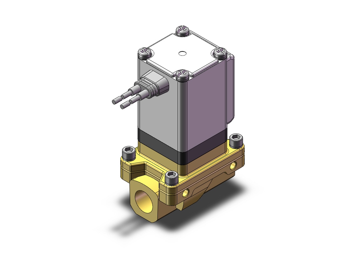 SMC VXZ2A3AA pilot op 2 port solenoid valve, (n.o.), 2 PORT VALVE