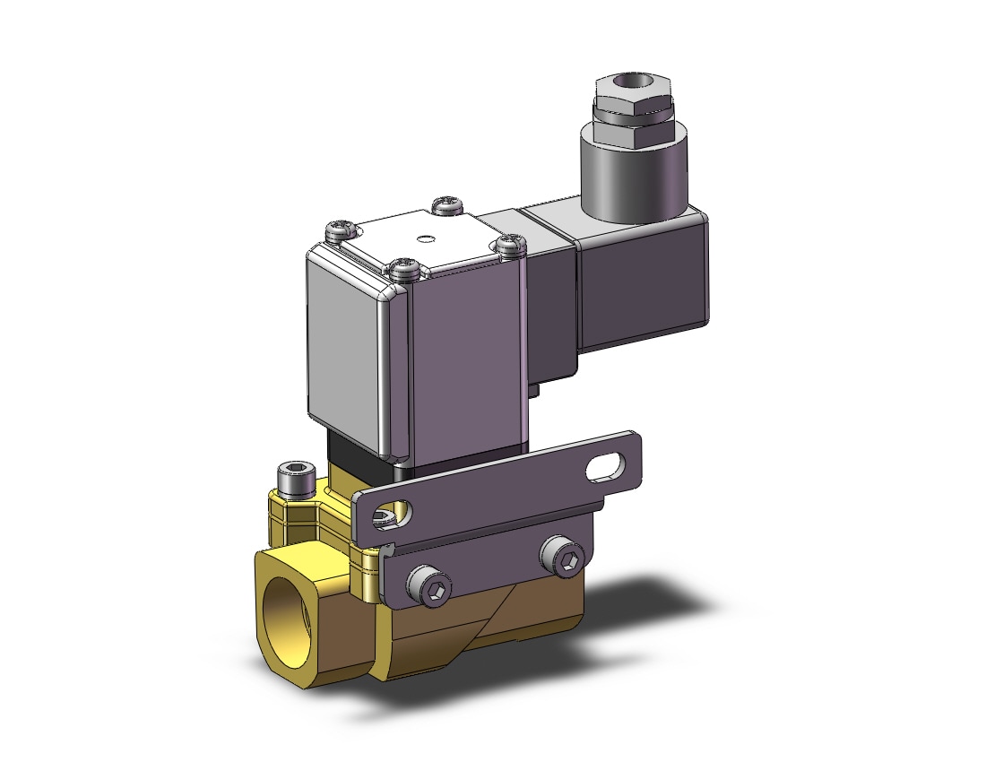 SMC VXZ2B0FGBXBB pilot op 2 port solenoid valve, (n.o.), 2 PORT VALVE