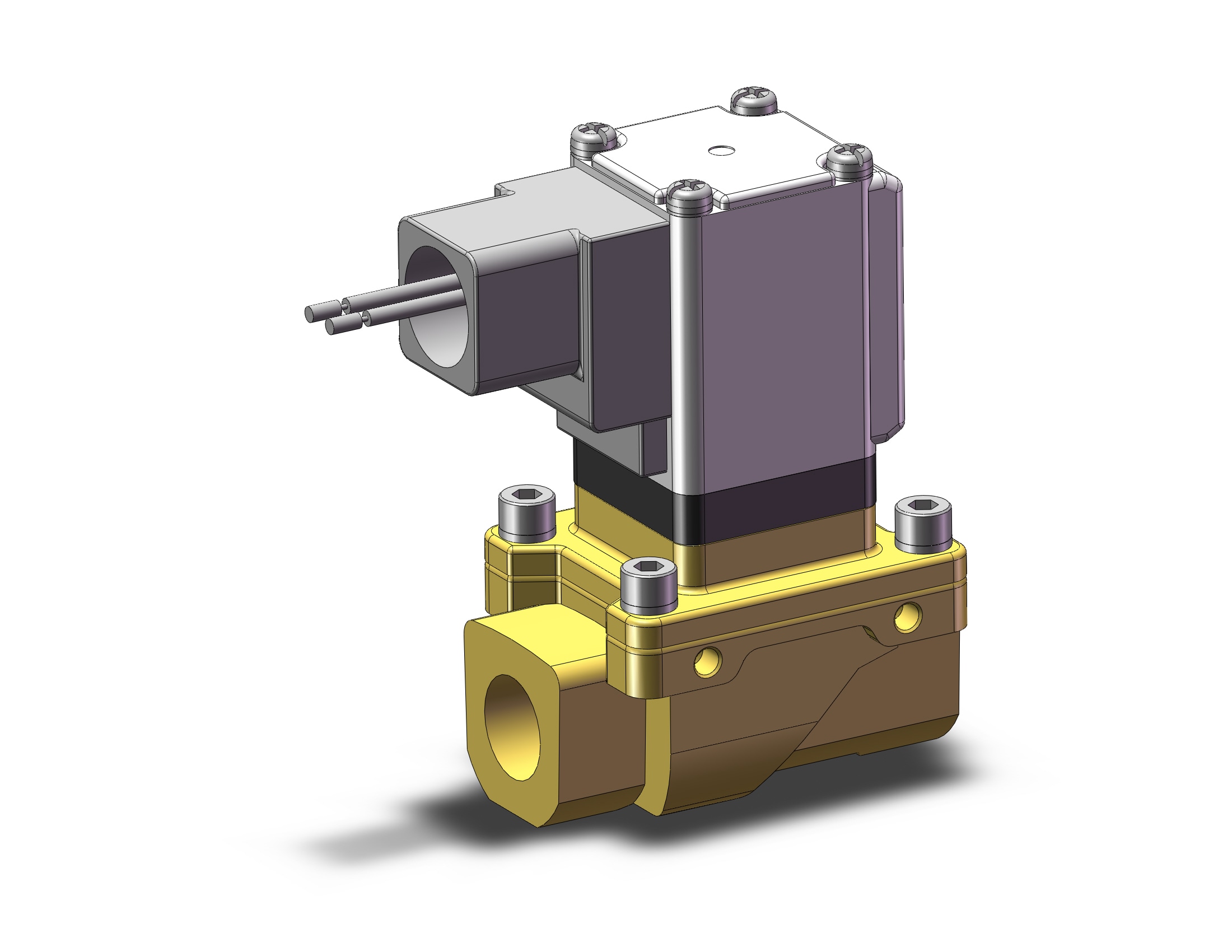 SMC VXZ2B0FS pilot op 2 port solenoid valve, (n.o.), 2 PORT VALVE