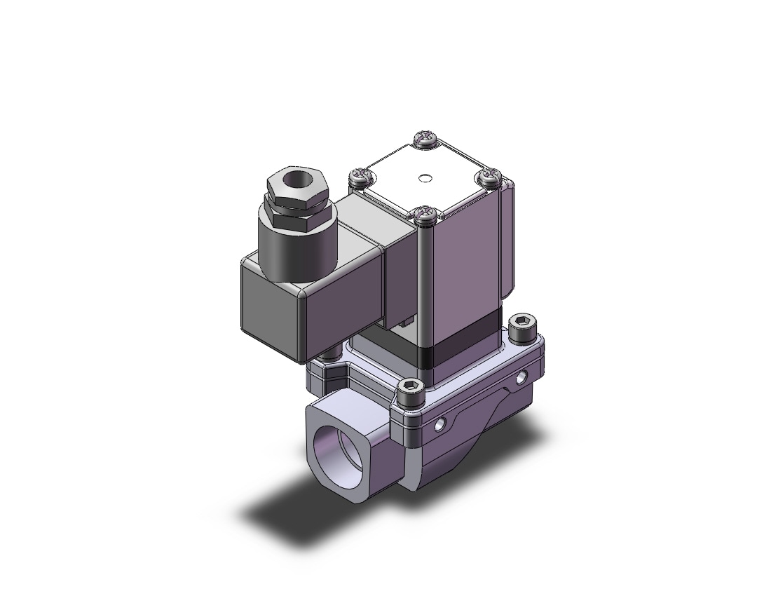 SMC VXZ2B2GJB pilot op 2 port solenoid valve, (n.o.), 2 PORT VALVE