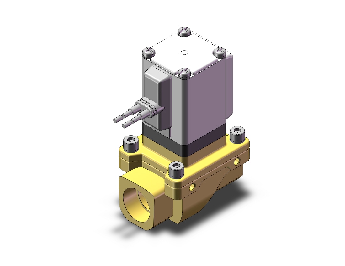 SMC VXZ2B3FFB valve,high temp, VXD/VXZ 2-WAY MEDIA VALVE