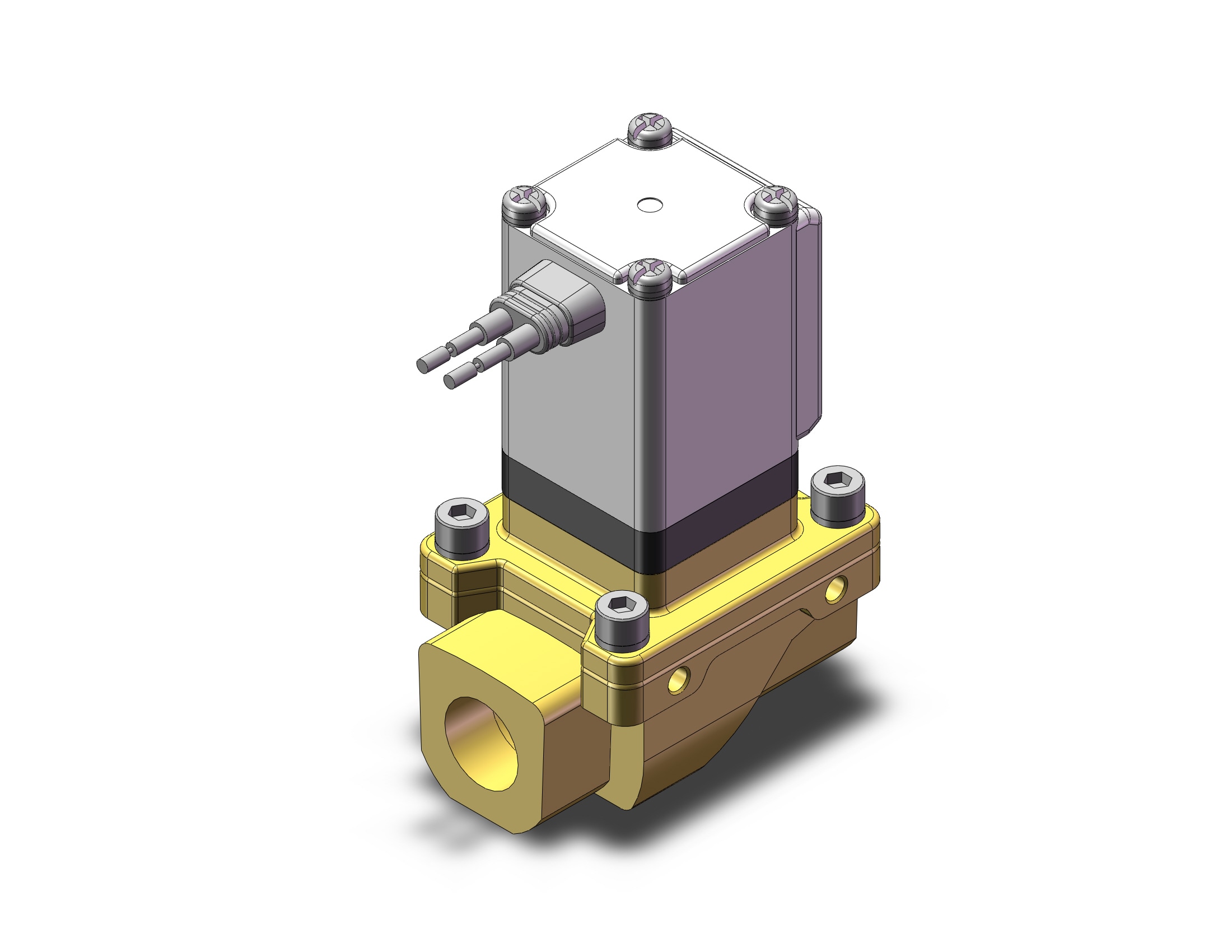 SMC VXZ2B6FP pilot op 2 port solenoid valve, (n.o.), 2 PORT VALVE