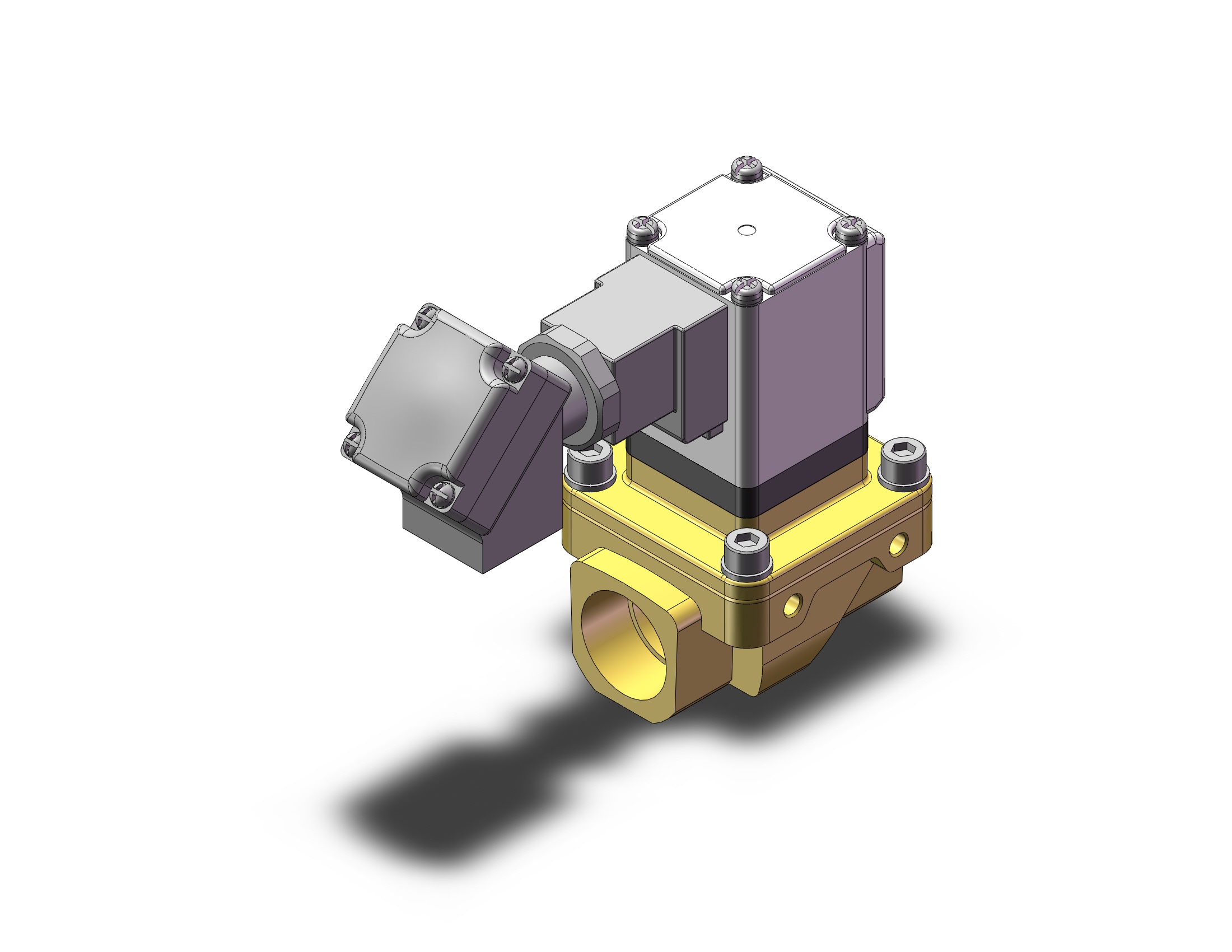 SMC VXZ2C6HZ1WB pilot op 2 port solenoid valve, (n.o.), 2 PORT VALVE