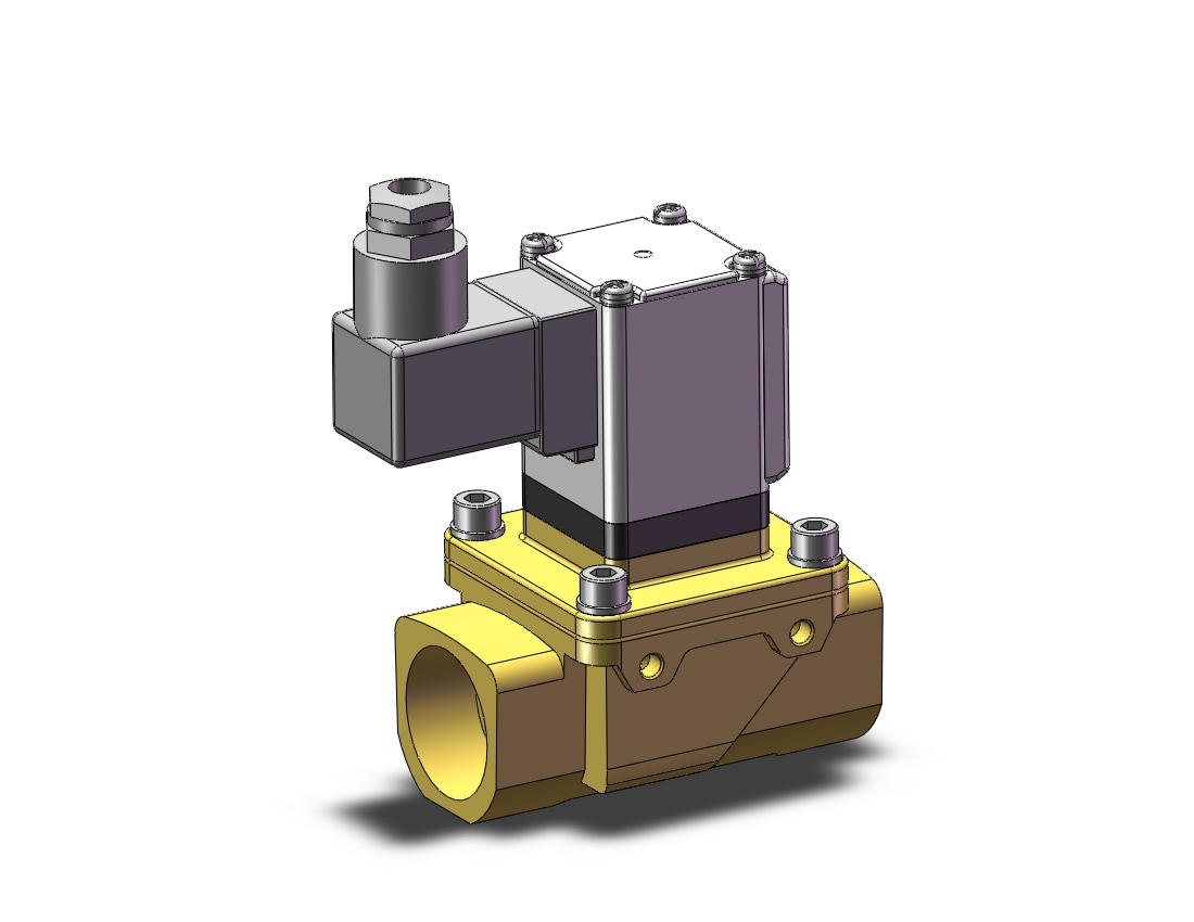 SMC VXZ2D0KJB pilot op 2 port solenoid valve, (n.o.), 2 PORT VALVE