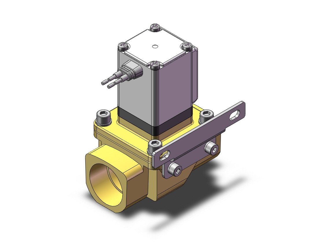 SMC VXZ2D2KABXB pilot op 2 port solenoid valve, (n.o.), 2 PORT VALVE