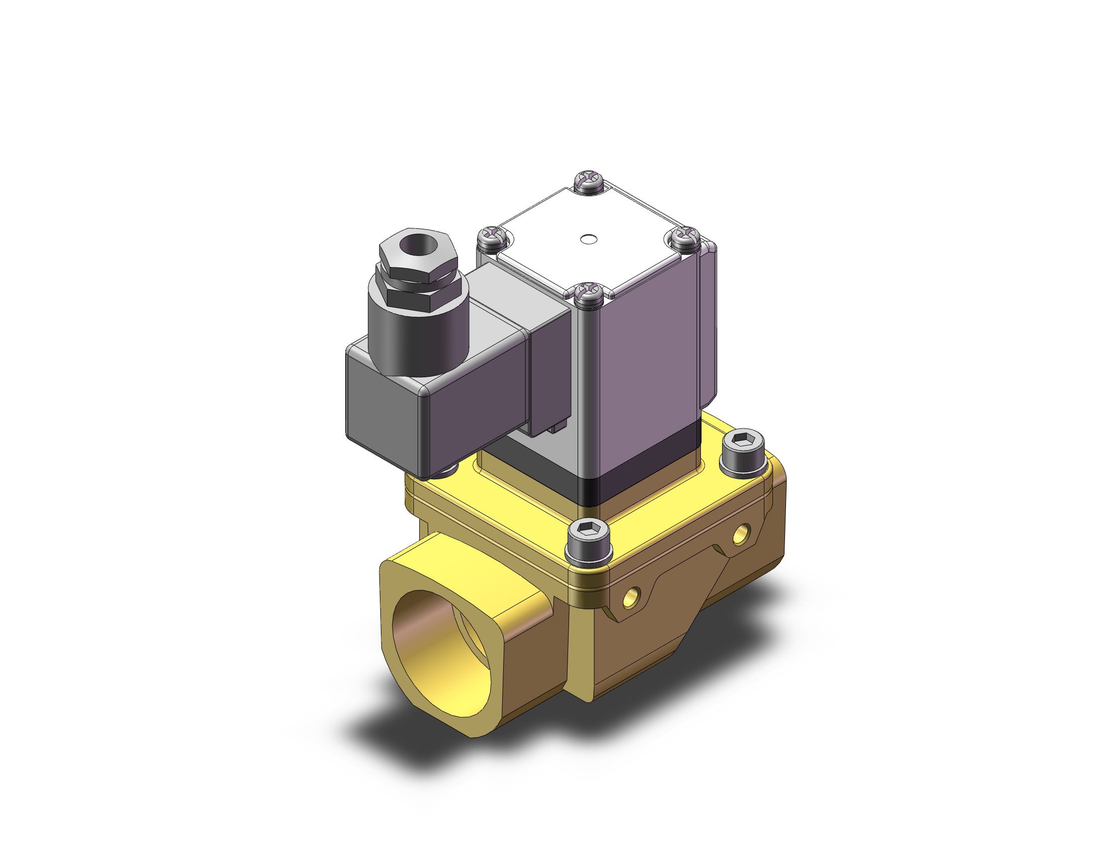 SMC VXZ2D2KG Valve, Media, VXD/VXZ 2-WAY MEDIA VALVE-VXZ2D2K