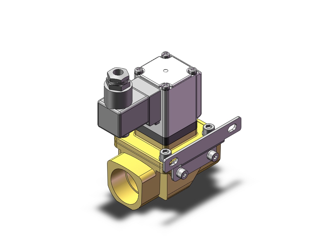 SMC VXZ2D2KJBXB pilot op 2 port solenoid valve, (n.o.), 2 PORT VALVE