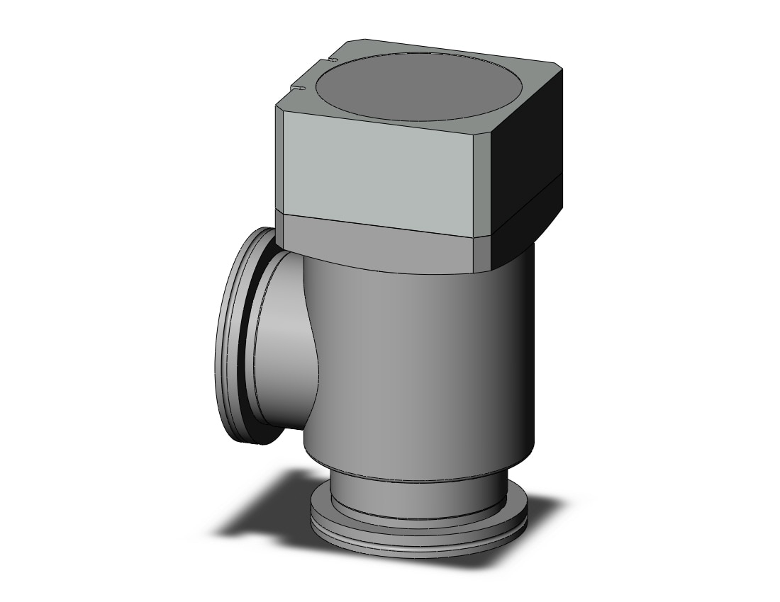 SMC XMA-80DH0-XR3A s.s. high vacuum angle/in-line valve, HIGH VACUUM VALVE