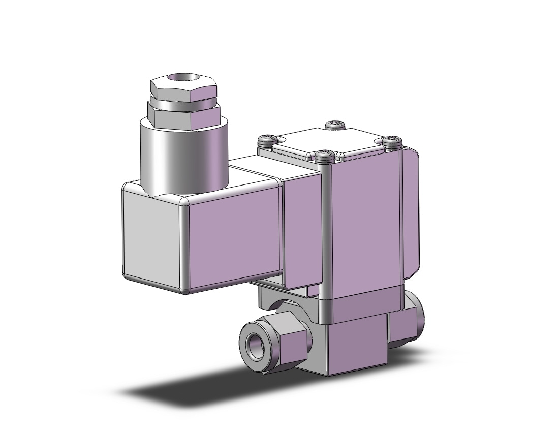 SMC XSA1-12S-5D2 n.c. high vacuum solenoid valve, HIGH VACUUM VALVE