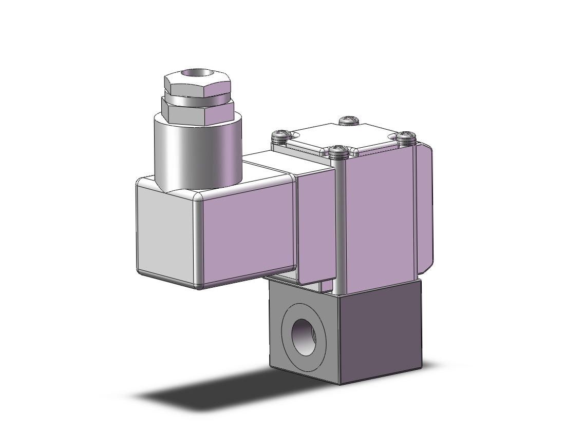 SMC XSA1-21N-5D2 n.c. high vacuum solenoid valve, HIGH VACUUM VALVE