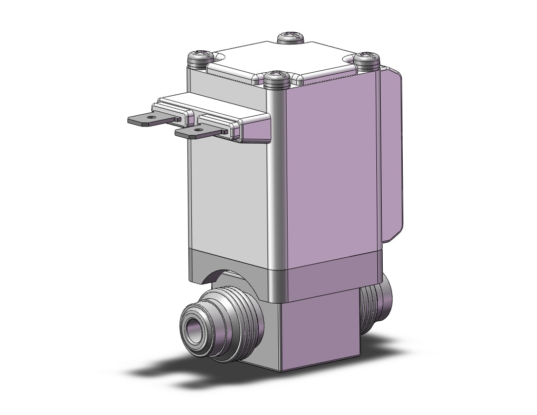 SMC XSA1-22V-6F2 n.c. high vacuum solenoid valve, HIGH VACUUM VALVE