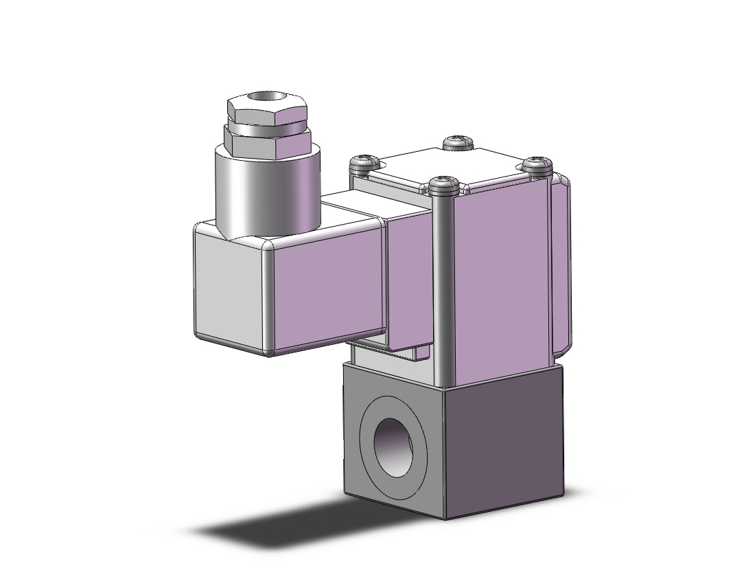 SMC XSA2-22N-5D2 n.c. high vacuum solenoid valve, HIGH VACUUM VALVE