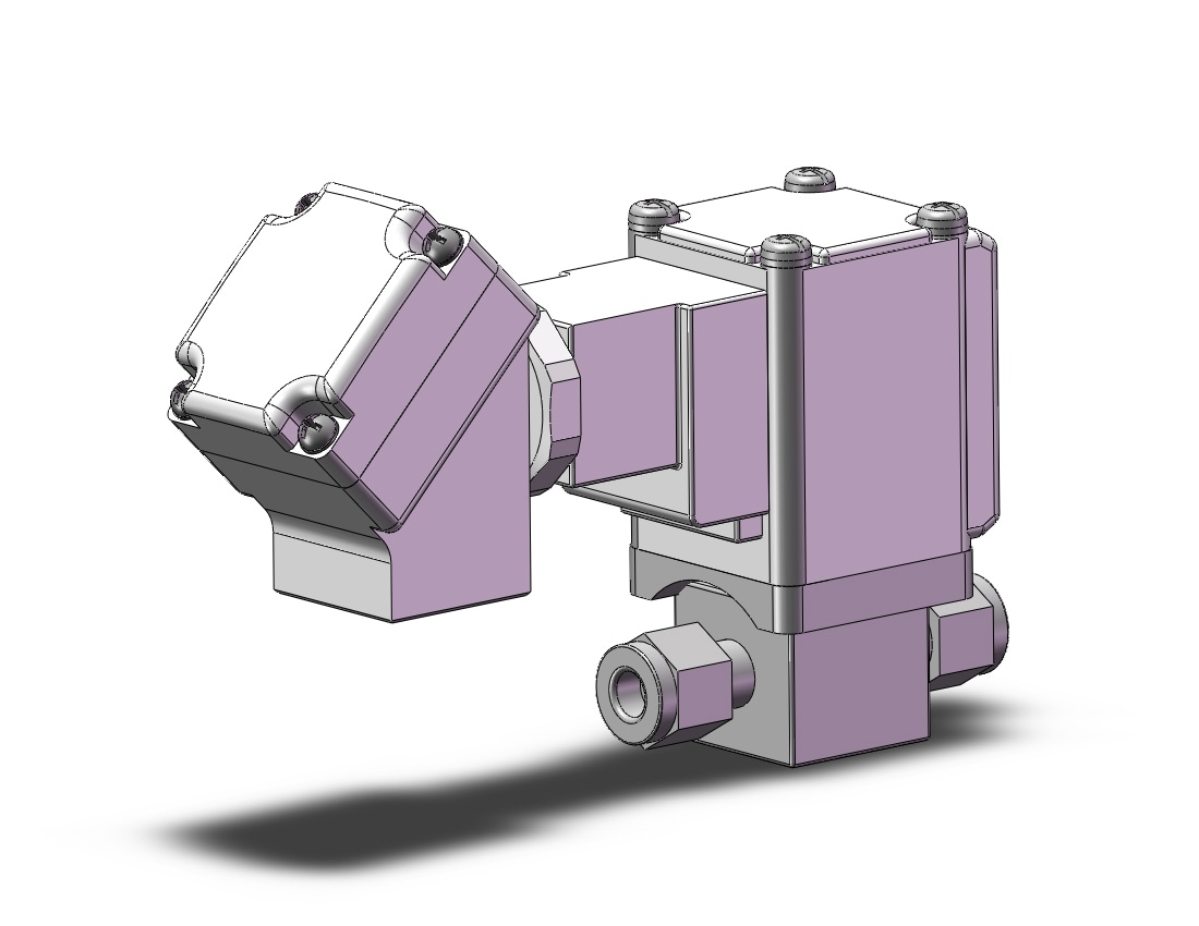 SMC XSA2-22S-3TL2 n.c. high vacuum solenoid valve, HIGH VACUUM VALVE