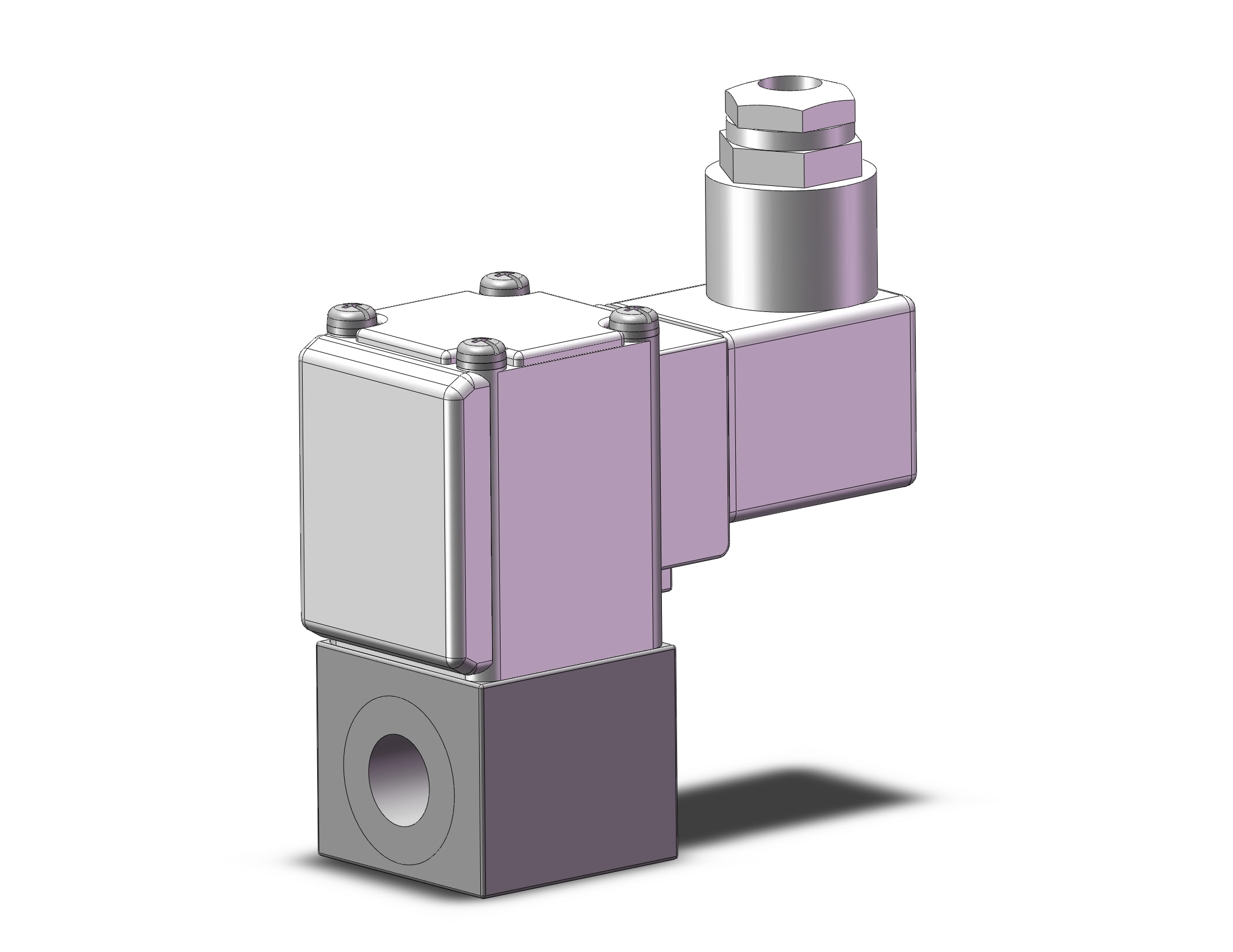 SMC XSA2-32P-5DL2B n.c. high vacuum solenoid valve, HIGH VACUUM VALVE