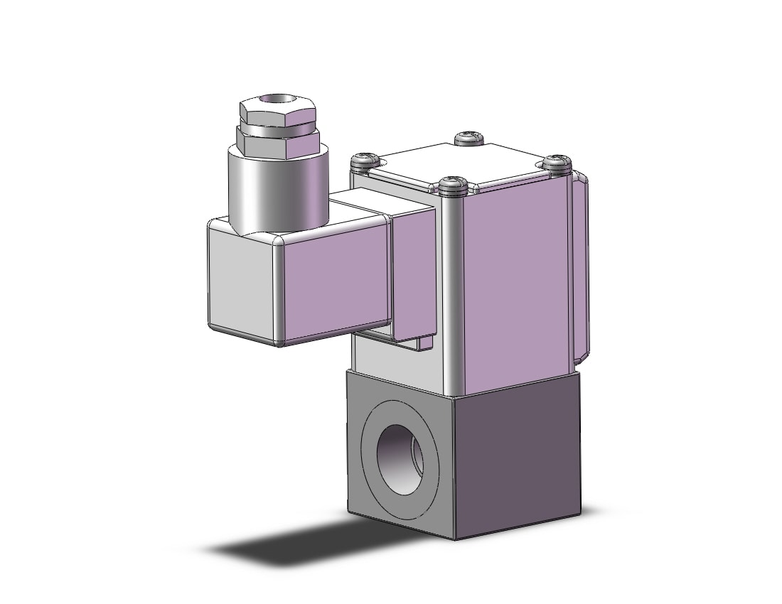 SMC XSA3-43N-5DL2 n.c. high vacuum solenoid valve, HIGH VACUUM VALVE