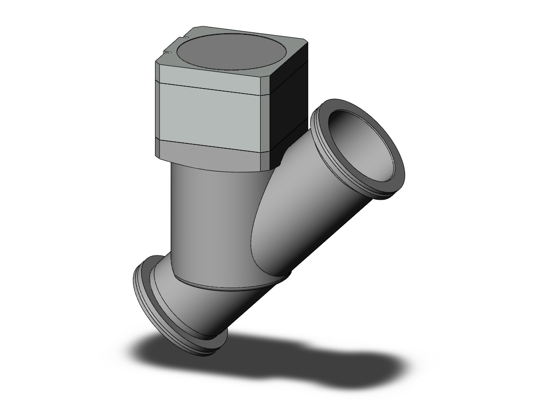 SMC XYD-80D-M9PA s.s. high vacuum in-line valve, HIGH VACUUM VALVE