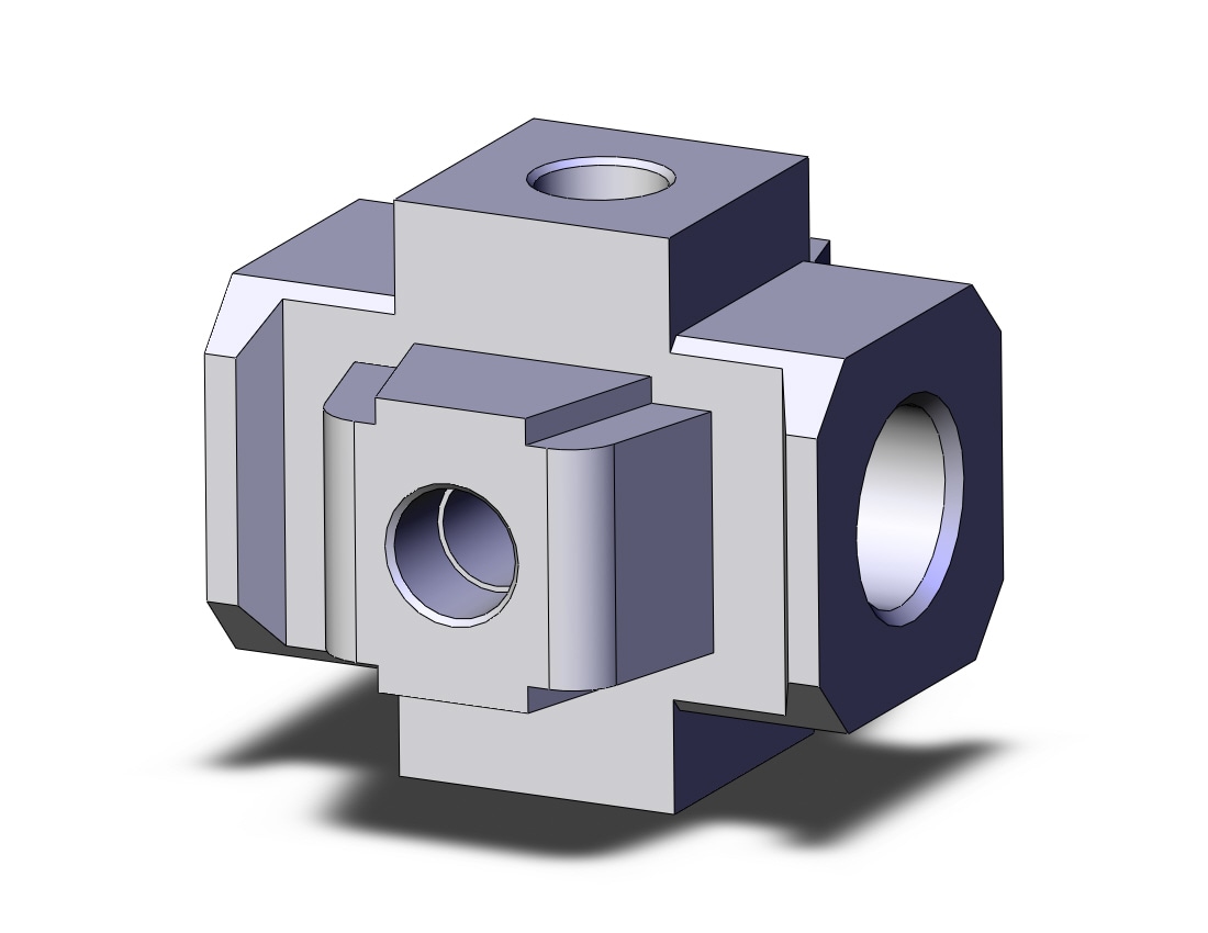 SMC Y34-01-A cross spacer, AC FRL COMBO