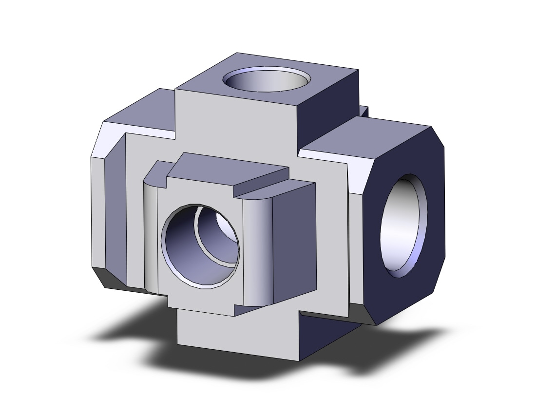 SMC Y34-02-A cross spacer, AC FRL COMBO